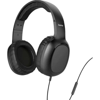 Hama Fun II Over Ear koptelefoon Kabel Zwart