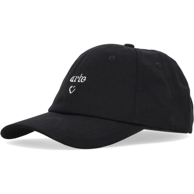 Hoed Visiera Curva Man Heart Logo Cap zwart