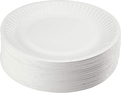 Papieren bord, d 15 cm, 100 stuk/ 1 doos