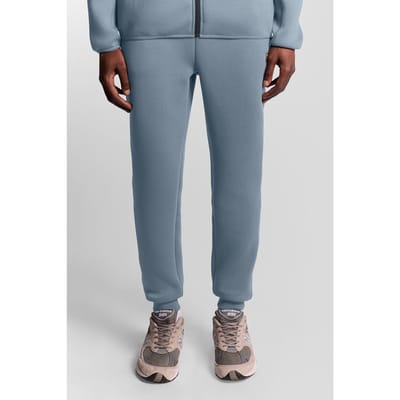 Lyle & Scott Neoprene Trackies Steel Indigo Marl Size: XS | Sweatpants Outlet | Heren | Blauw