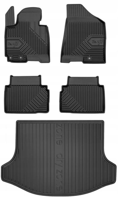 FROGUM Linia 77 - Kia Sportage III 2010-2015 - Automaat - Rubbermatten - Bagagemat - Perfecte Pasvorm