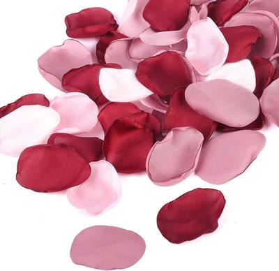 Romantische rozenblaadjes mix rood en roze voor bruiloft en Valentijnsdag