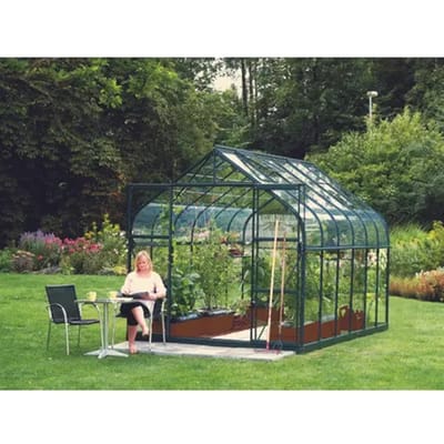 Vitavia Tuinkas Diana 9900 - Veiligheidsglas 3mm - Smaragd - 264x383x255cm
