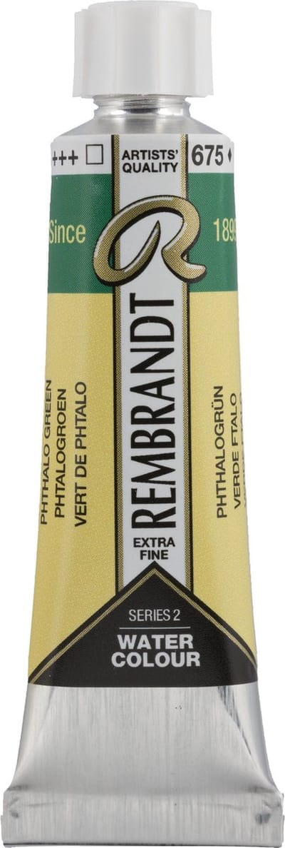 Rembrandt Aquarelverf Tube 10 ml Phtalogroen 675