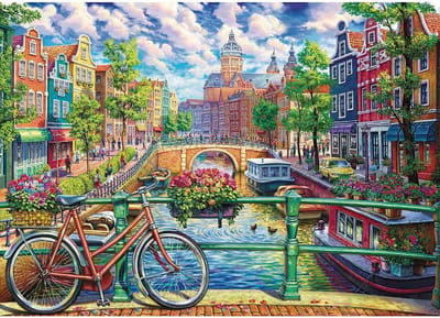 Legpuzzels 1000 stukjes - Educatief spel - Ontspanning thuis - Gerecycled karton - 70 x 50 cm - Meerkleurig