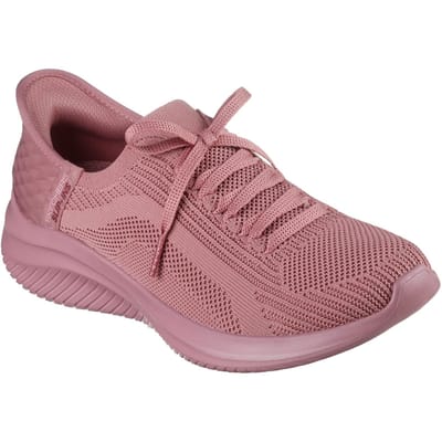 Skechers Ultra Flex 3.0 Pure Color Textiel Dames Mauve Sneakers