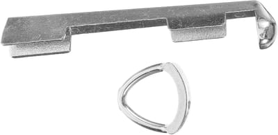 Poolstok Reparatiegereedschap - Keu Tipklem - Biljart Onderhoud - Aluminium Constructie - 11 cm Lengte - Zoals Getoond