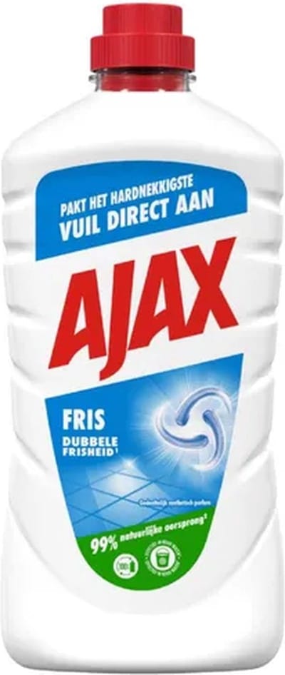 Ajax | Allesreiniger | Fris | 8 stuks | 1 liter