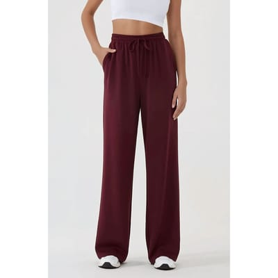 Brede Been Elastische Taille Trainingsbroek