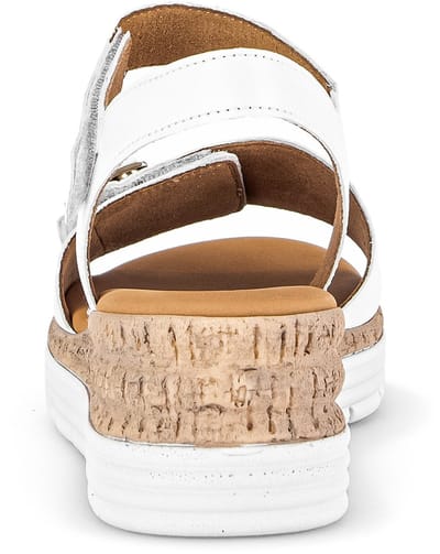 Gabor Damen Sandalette Genua in weiss