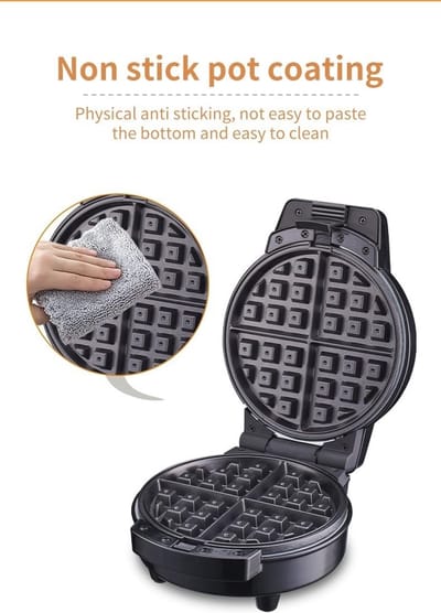 3 in 1 Elektrische Wafel en Donut Maker met Verwisselbare Platen voor Snack Cakes