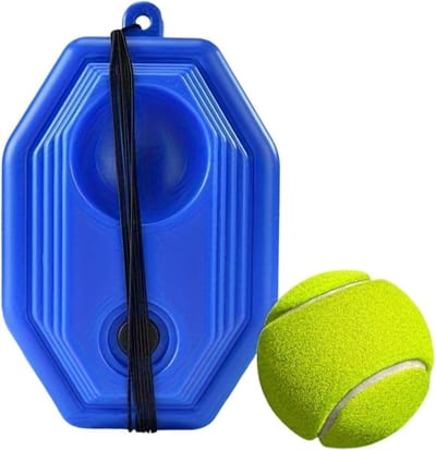 Tennistrainer Oefenset - Solo Trainer - Tennisvaardigheden Verbeteren - Knooppuntvrij Koordsysteem - Ca. 20.5 cm - Diamant