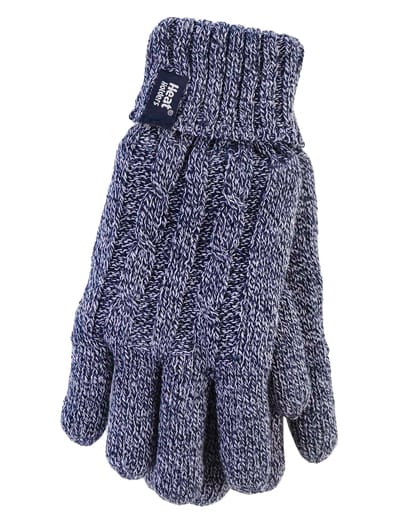 Heat Holders - Thermische handschoenen met fleecevoering voor dames - Blauw