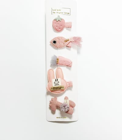 DW4Trading Baby en Kinder Haarspeldjes - Haarclipjes - Haar Accessoires - Set van 5 Stuks Type 3