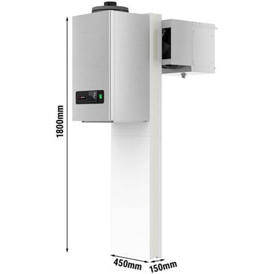 GGM Gastro Wand-Tiefkühlaggregat - maximal für 5 m³ Zilver