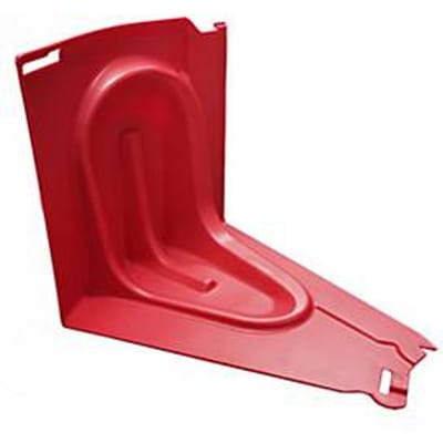 Waterkering, modulair ontwerp, hoekstuk voor binnen, hoek van 30°, L 550 x B 680 x H 528 mm, ABS kunststof, rood, 1 stuk
