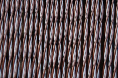 La Tenda Deurgordijn Vliegengordijn Padova 2 120x230cm bruinmetallic–wit