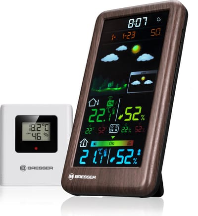 Bresser Weerstation - Neomeo V - Draadloos - Comfortindicator - Voor Binnen en Buiten