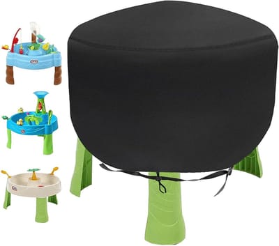 Water Table Cover - Outdoor Toy Protector - Bescherming Buitenmeubels - Waterdicht UV Bestendig - 86 x 46 cm - Zwart