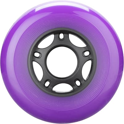 Skeelerwielen Set - Vervangende Wielen - Outdoor Skaten - 85A Durometer - 80MM 24MM - Paars