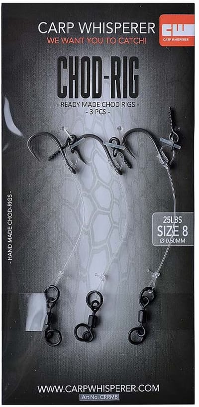 Carp Whisperer - Chod rig - Haak maat: 8 - 3 stuks