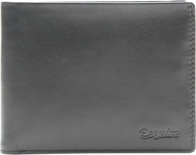 Esquire Portemonnee New Silk Wallet Black Zwart