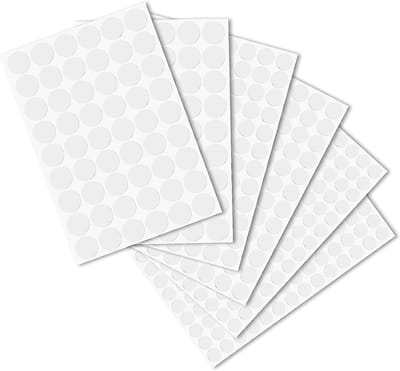 Set van 290 Zelfklevende Schroefgaten, 12/15/21 mm, Schroefkapjes en Gatenafdekkers voor Meubels, Ideaal voor het Verbergen van Schroefgaten in Meubels en Decoratie