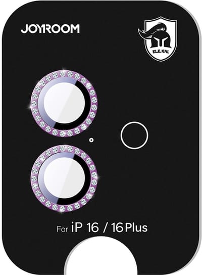 Joyroom JR-MSJ0275 protective glass for iPhone 16/16 Plus lenses - pink