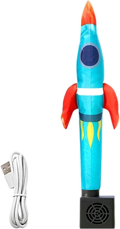 Opblaasbare Dansende Man - Waving Tube Doll - Feestelijke Decoratie - Continue Geanimeerde Actie - 50 cm - Veelkleurig