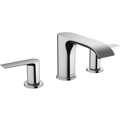 Hansgrohe VIVENIS Wastafelmengkraan - 90 met pop-up trekwaste - hoogglans chroom