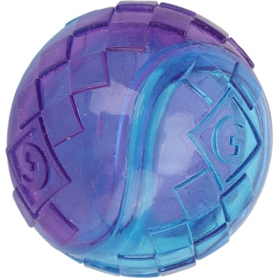 Balle couinante pour chien Décompression Résistante aux morsures Balle à mâcher pour chiot faisant ses dents pour Fournitures pour animaux de compagnie blue