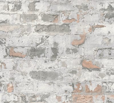 STEEN EN BETONLOOK BEHANG | industrieel - Grijs Wit Rood Zwart - A.S. Création Elements 2