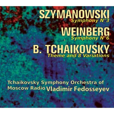 CD TSJAIKOVSKI SYMFONIEORKEST VAN M - Sym 3 / Sym 6 / Thema & 8 Variaties CR991095 Niet Japan Klassiek Gebruikt black