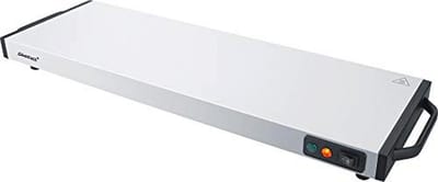Warmhoudplaat voor buffetten en tafels 60 x 20 cm - Snelle opwarming en lange warmteafgifte