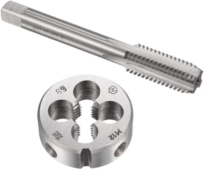 Dailygoods- Tap en Matrijzenset - M12 x 1,75 Linkshandig - Zware Set