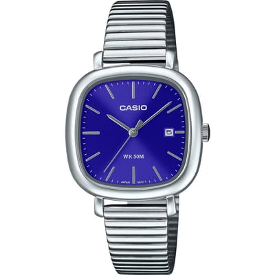 Casio Casio Collection LTP-B166D-2AVEF Horloge - Staal - Zilverkleurig - Ø 30 mm