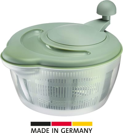 Westmark Slacentrifuge, inhoud: 5 l, ø 26 cm, kunststof, BPA-vrij, Fortuna, kleur: doorzichtig/mint groen, 2432224M
