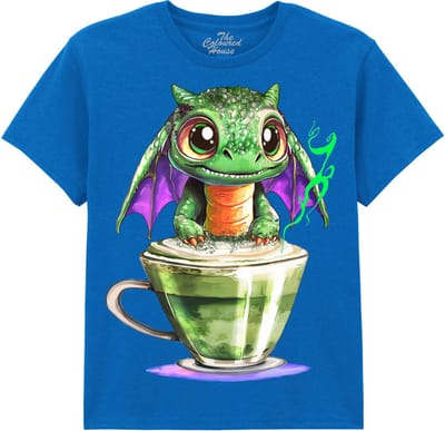 KIDS Draak Matcha Latte Dragon The Coloured House KIDS T-shirt L