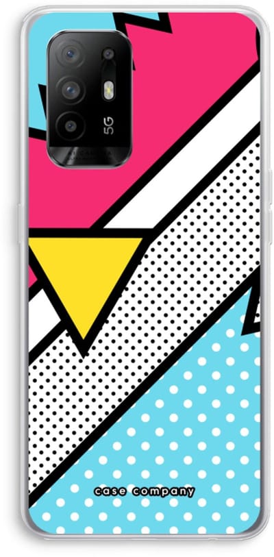 Case Company® - Hoesje geschikt voor Oppo A94 5G hoesje - Pop Art #3 - Soft Cover Telefoonhoesje - Bescherming aan alle Kanten en Schermrand