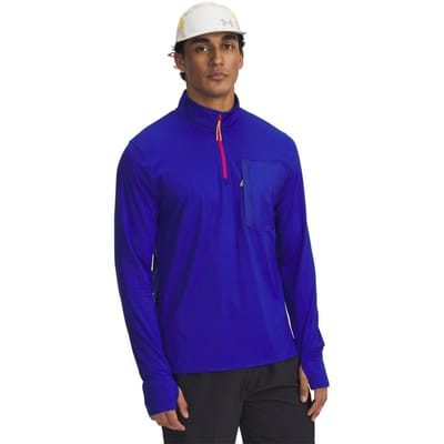Under Armour Heren Launch Trail T-Shirt (Blauw)