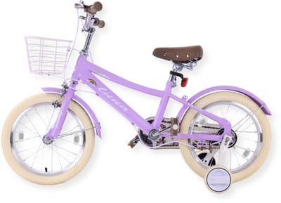 Buxibo - Kinderfiets voor Meisjes - Luna - 16 Inch - Paars