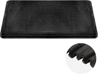 Famanu - Pvc antislipmat 300x200cm, zwart, multifunctionele snijbare onderlaag