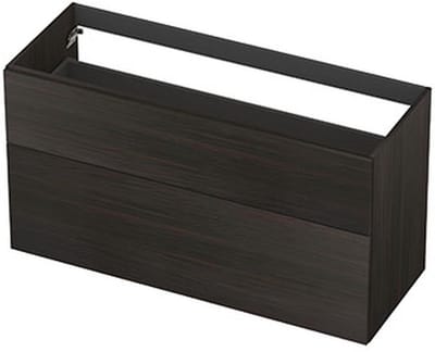 INK - Onderkast 2L A-sym Decor Tbv Grepen - 1200x450x650 Mm - Intens Eiken