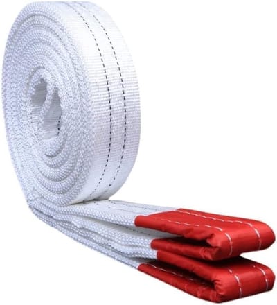 Hijsband - Sleepband Ladingsband - Zware Goederen Hijsen - Industriestandaard Polyester - 1 Meter - Grijs