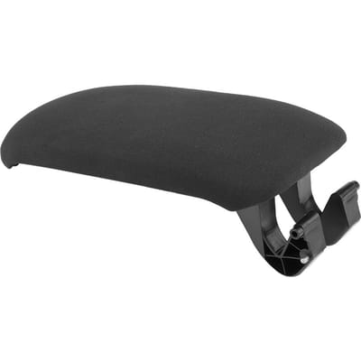 Couvercle d'accoudoir de console centrale en tissu noir et cuir pour voiture A3 8P A5 2003 ?2013 8P0864245P blanc