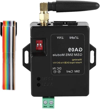GSM Alarm Systeem - Huisbeveiliging Apparaat - Veiligheid Thuis - 8 Kanaals Draadloos - 6.6 x 6.2 cm - Wit