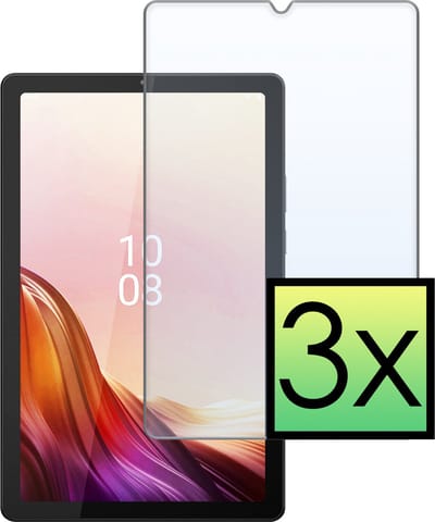 Screenprotector - 3 Stuks - Geschikt voor Lenovo Tab M9 - Extra Sterk - Beschermglas - Gehard Glas - Tempered Glass - Screen Protector - Bescherm Cover