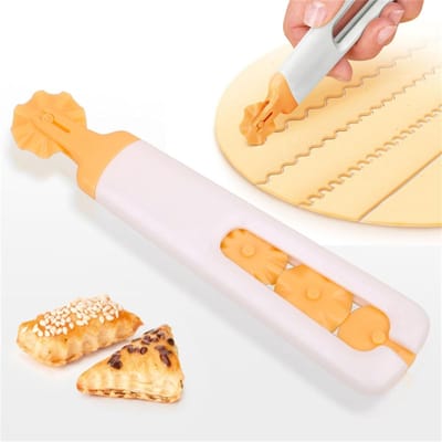 Pastasnijder en Deegwiel voor Ravioli, Pasta, Taart en Pizza - Kunststof