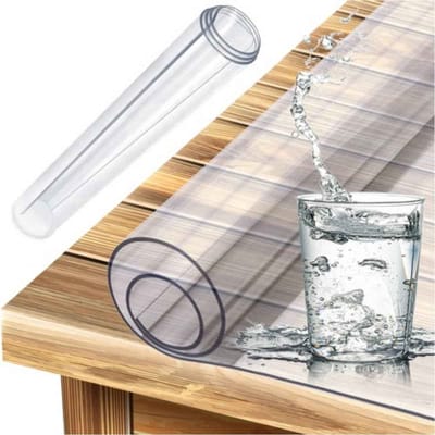 Extra Dik Transparant Tafelzeil - 100x200 cm - 3mm Dik - Waterdichte Tafelbeschermer - Gemakkelijk Schoon te Maken - Tafelkleed