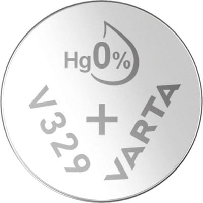 Varta Zilveroxide V329 Knoopcelbatterij – 1.55V – 37mAh – BP1